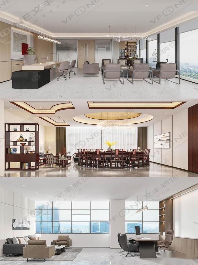 新中式办公室装修_新中式办公室效果图_什么是新中式办公空间？ - 知乎
