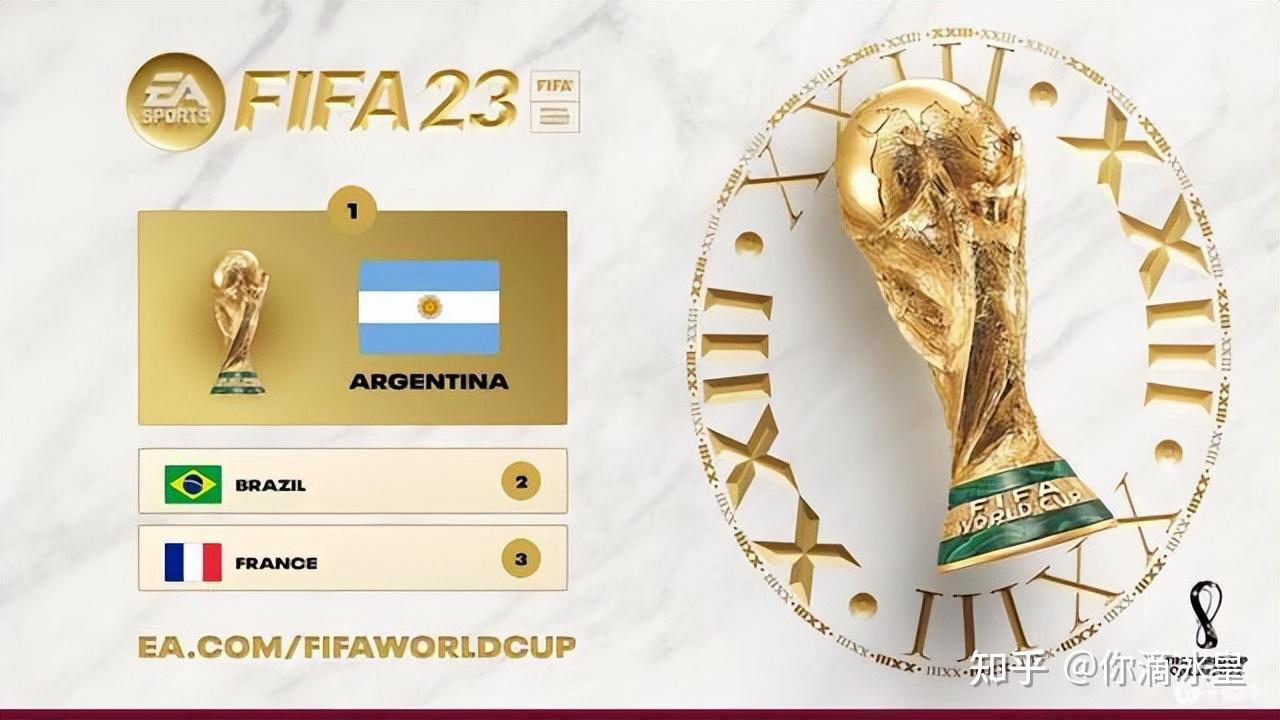EA官方预测阿根廷夺得卡塔尔世界杯冠军，FIFA还能这么玩？ - 知乎