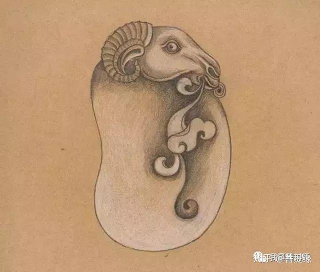 我是雕刻师大师的创意白描美轮美奂的玉雕设计图