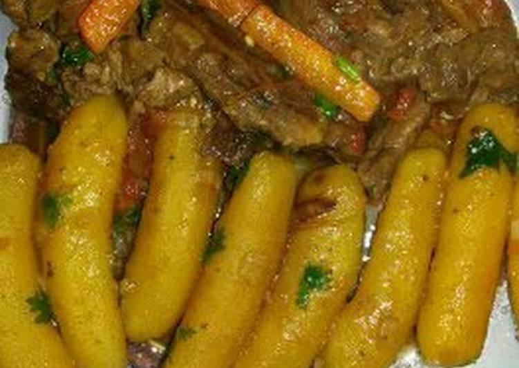 肯尼亚美食——蒸香蕉和炖牛肉(matoke and beef stew) - 知乎