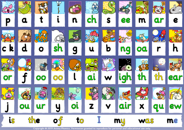 Anima Phonics 自然拼读教材+练习纸+精美海报+互动游戏+闪卡 - 知乎