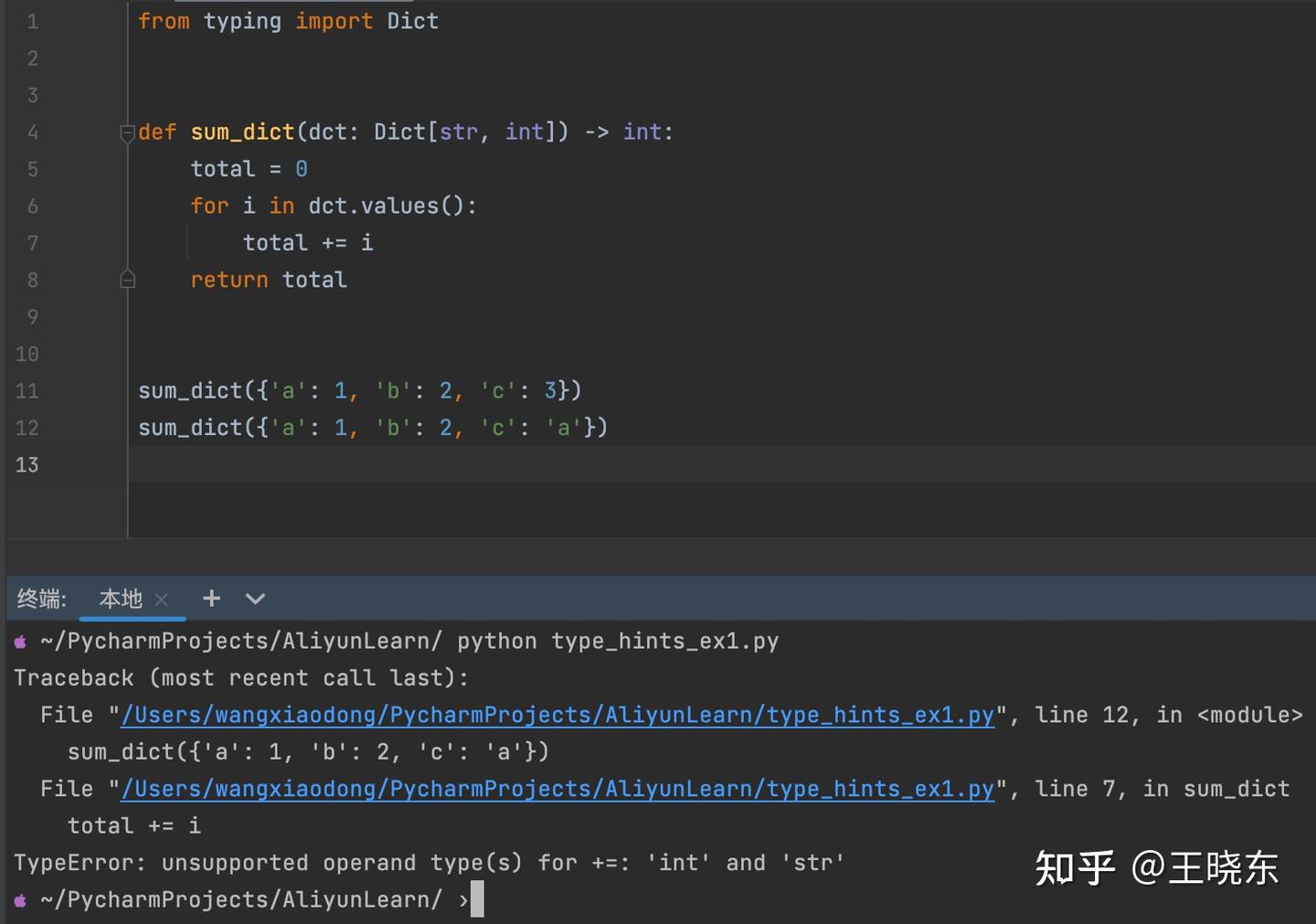python的类型注解【type hints】 - 知乎