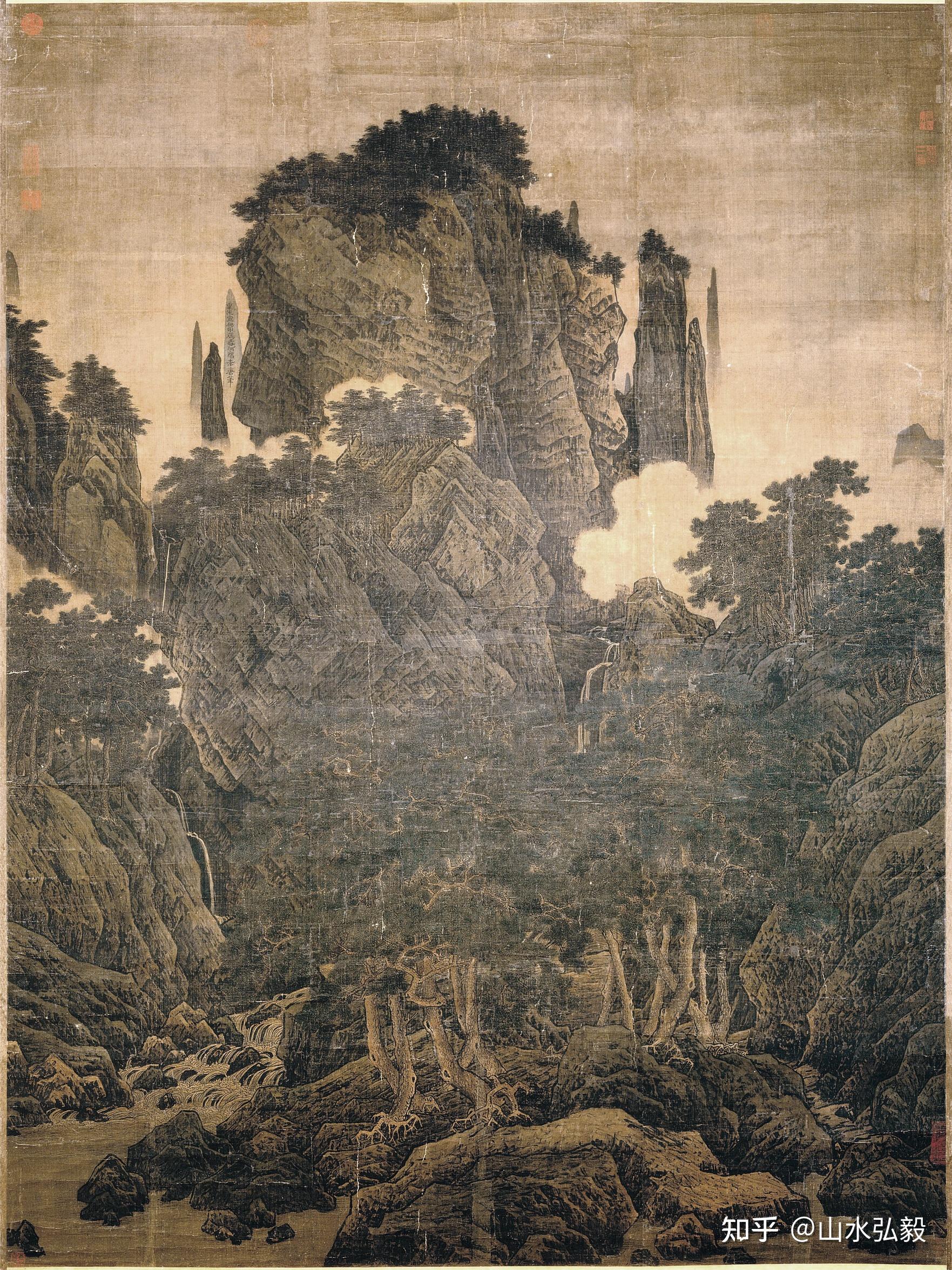 李唐的山水画究竟有多厉害光这一个刮铁皴就堪称大家