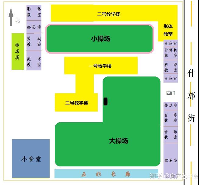 奋斗小学学校平面图图片