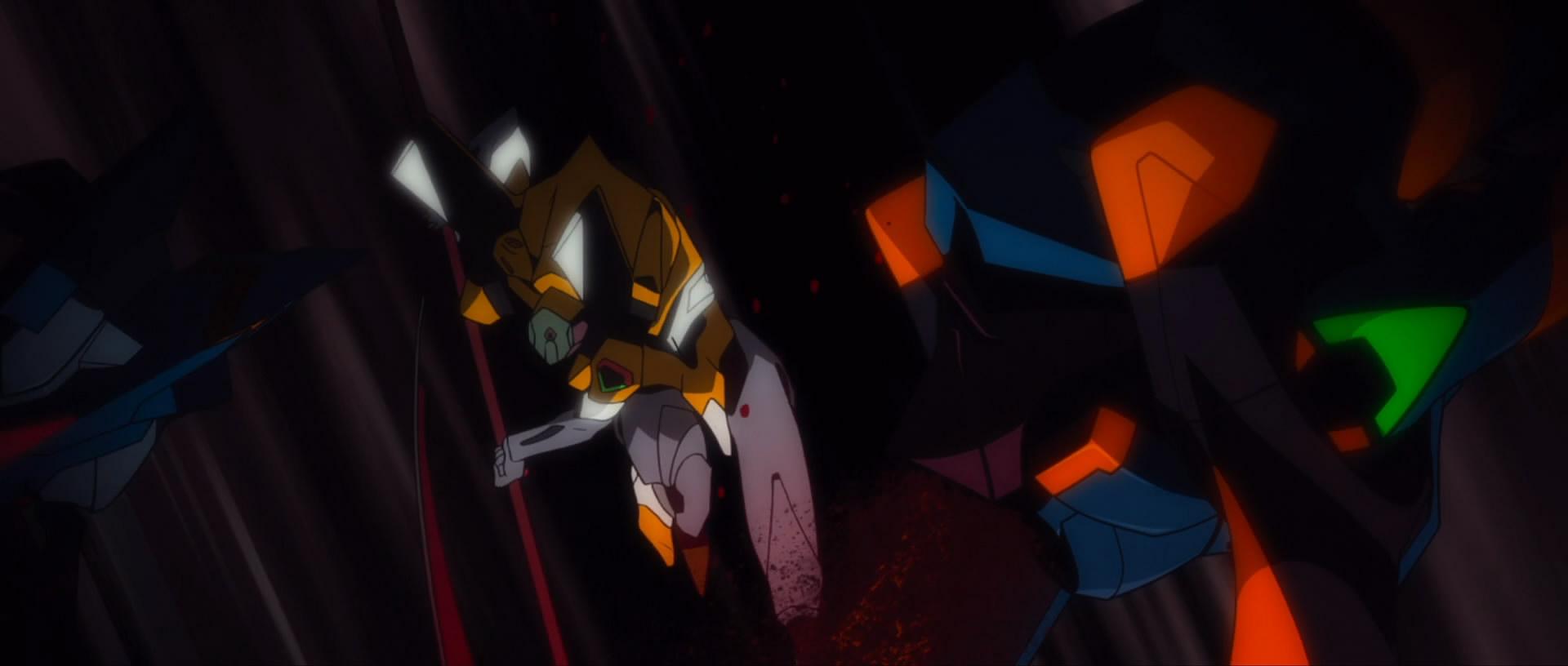 其他人还没来得及动手,绫波就驾驶着9号机把mark.