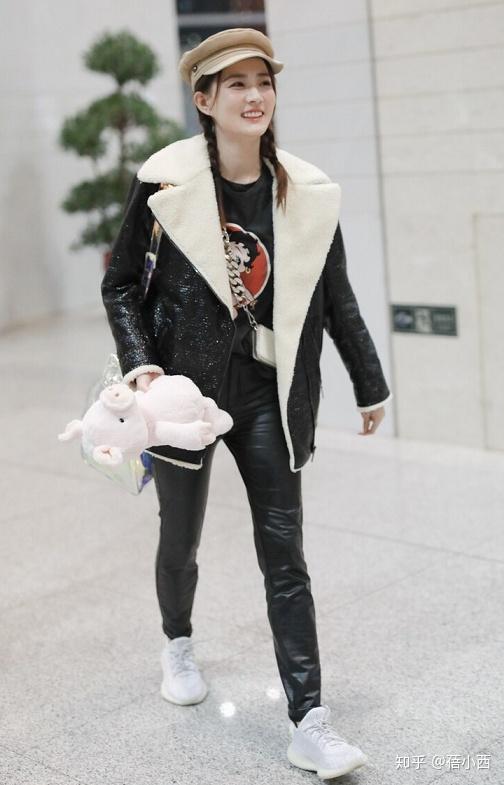 拼接 皮裤_吉克隽逸拼接皮裤_拼接皮裤女冬装图片