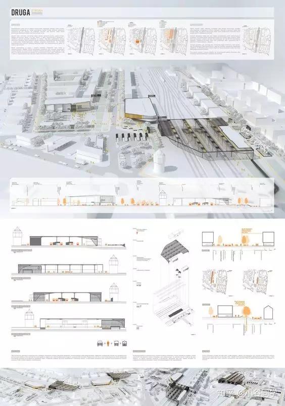 建筑设计100例精选排版,带你速速出图! - 知乎