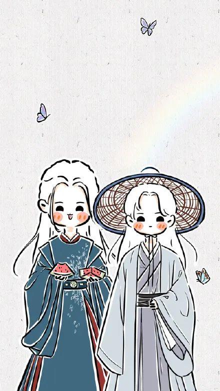 壁纸精选山河令卡通主题壁纸