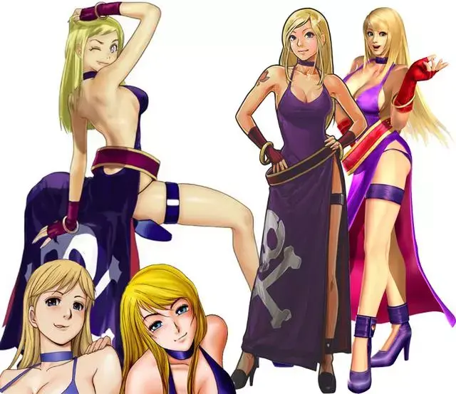 本来是狼之印记中的人物,是饿狼传说系列中snk专门打造的不知火舞的