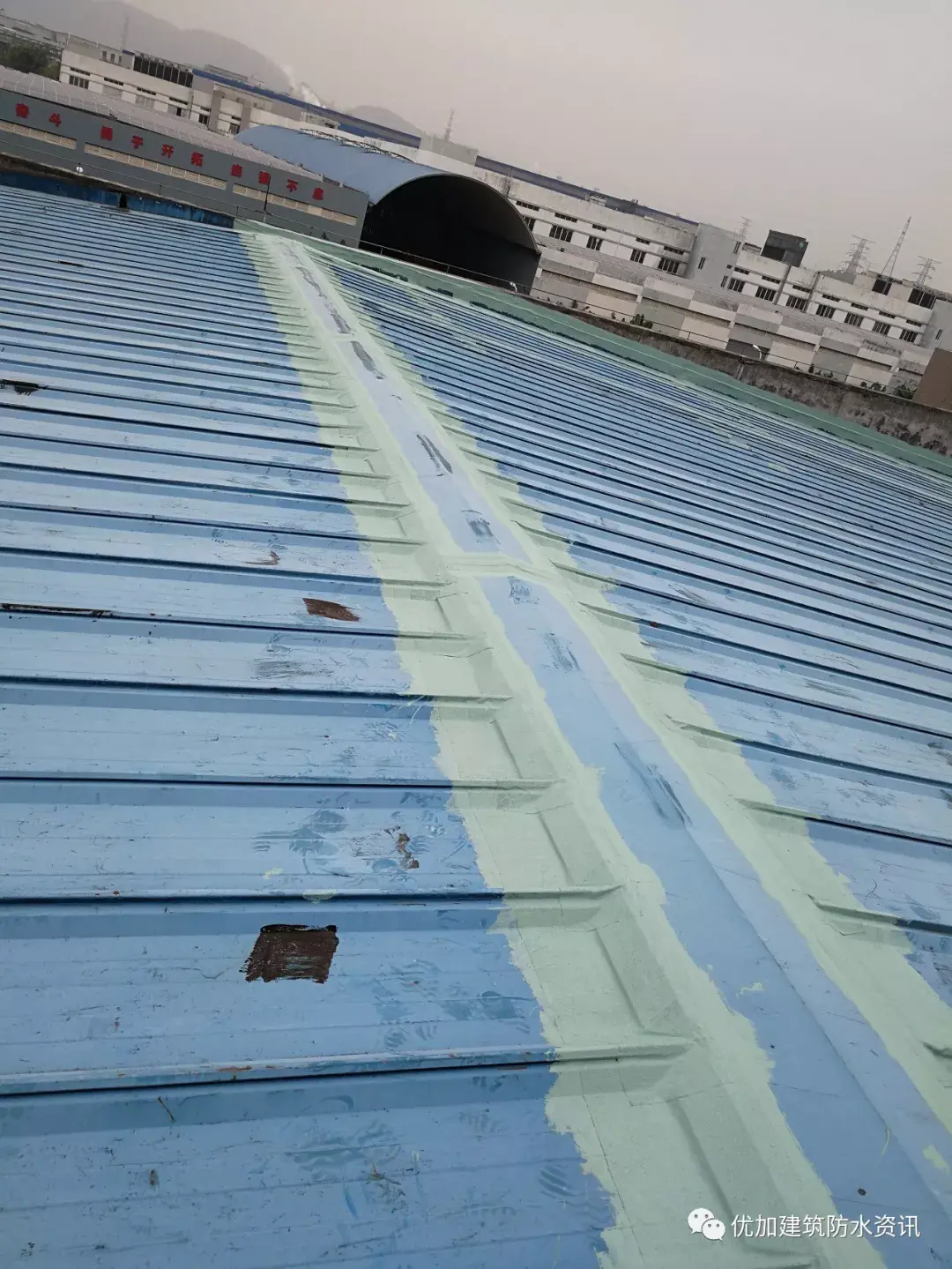 金属屋面局部防水只有打胶吗三涂一布了解一下