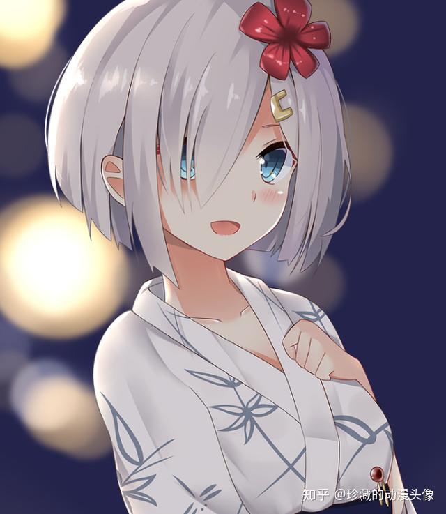 二次元和风美图气质高雅光彩照人的动漫美少女真好