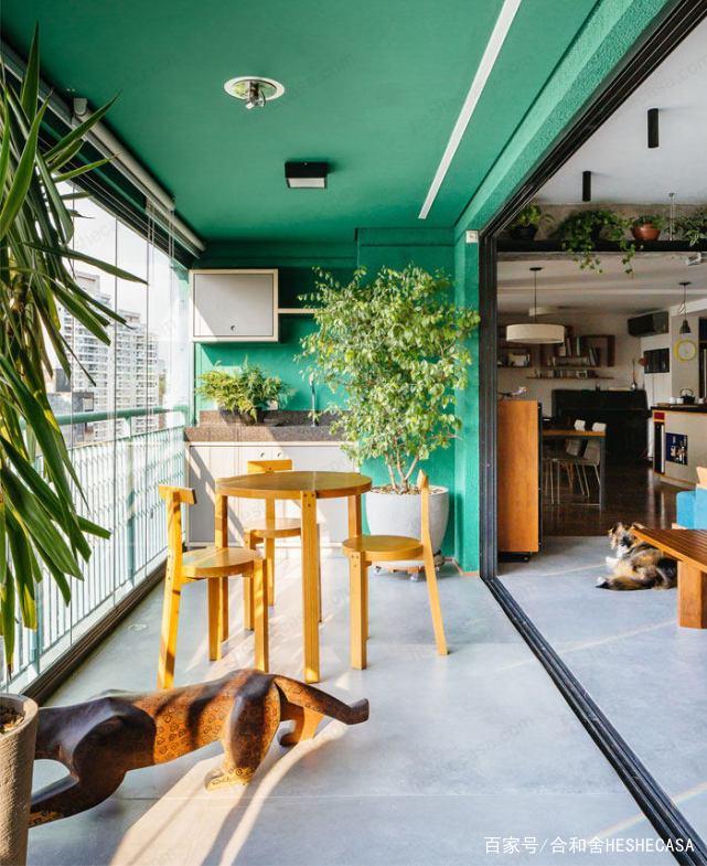 明亮清新的巴西公寓装修案例