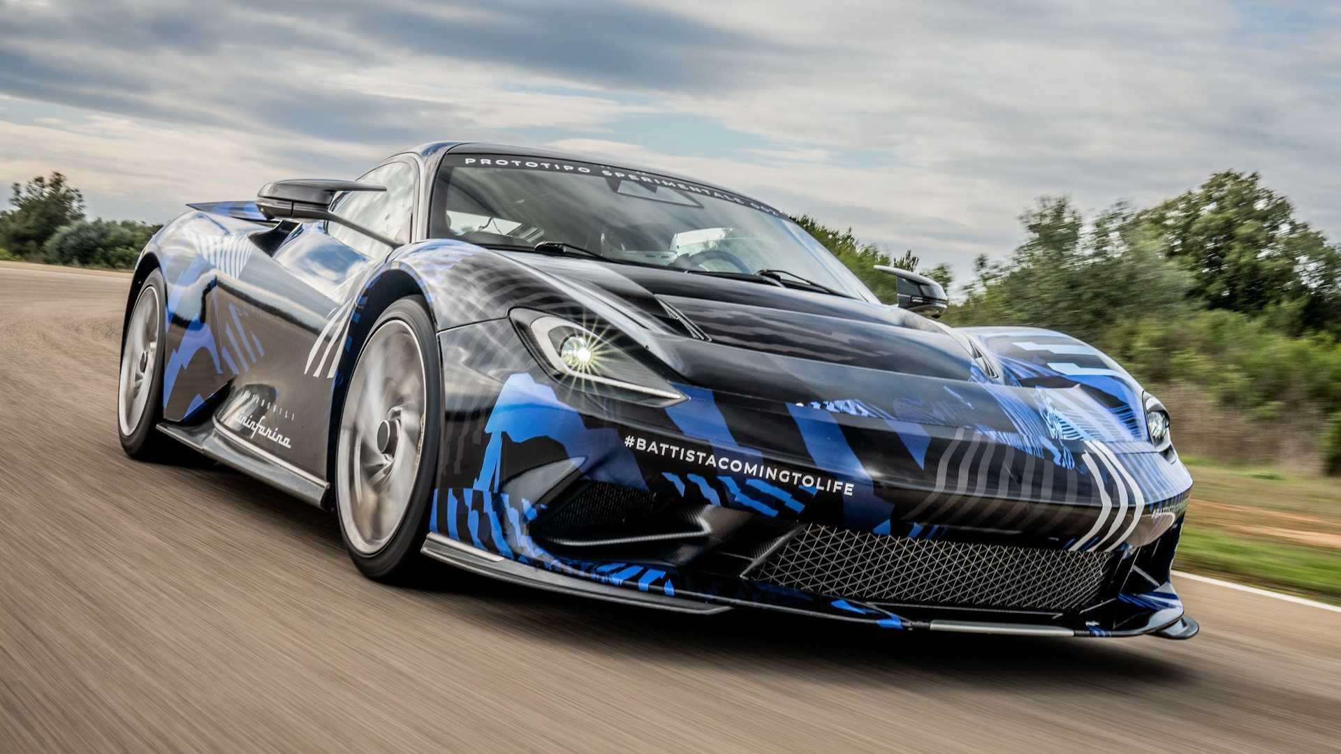 起售价260万欧元pininfarinabattista电动超跑完成高速测试