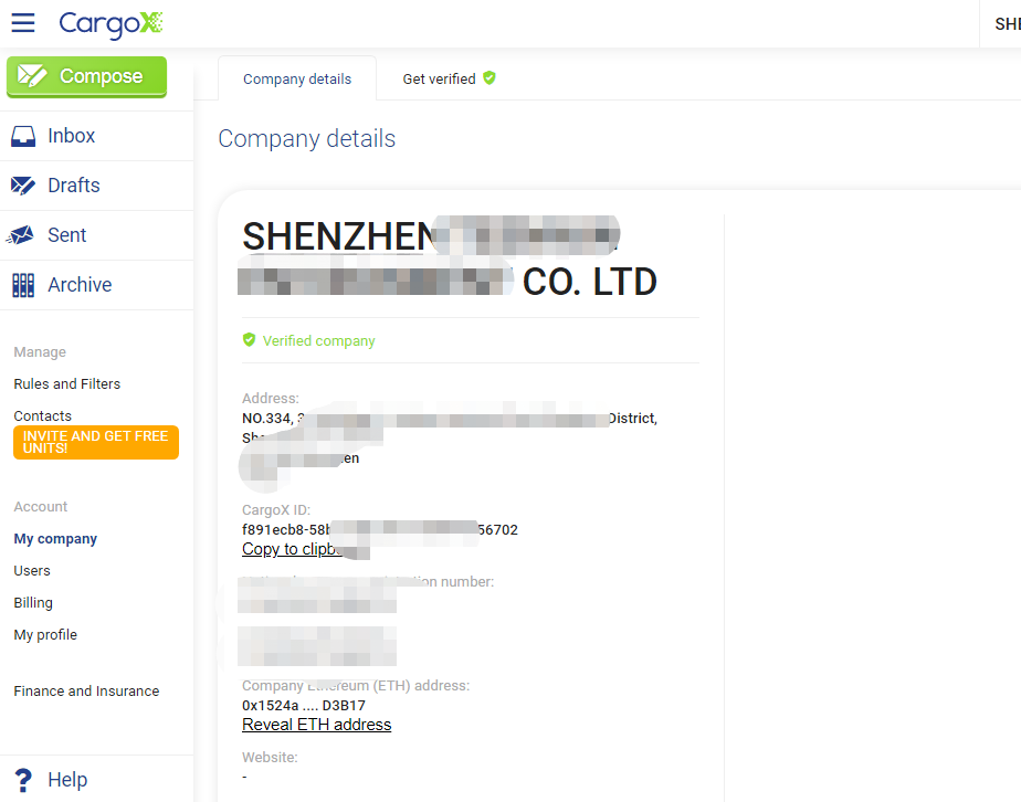 ACID认证不通过 CARGOX第三方验证 CargoX Blockchain密匙丢失 CargoX区块链丢失 ACID号码埃及申请 ACID