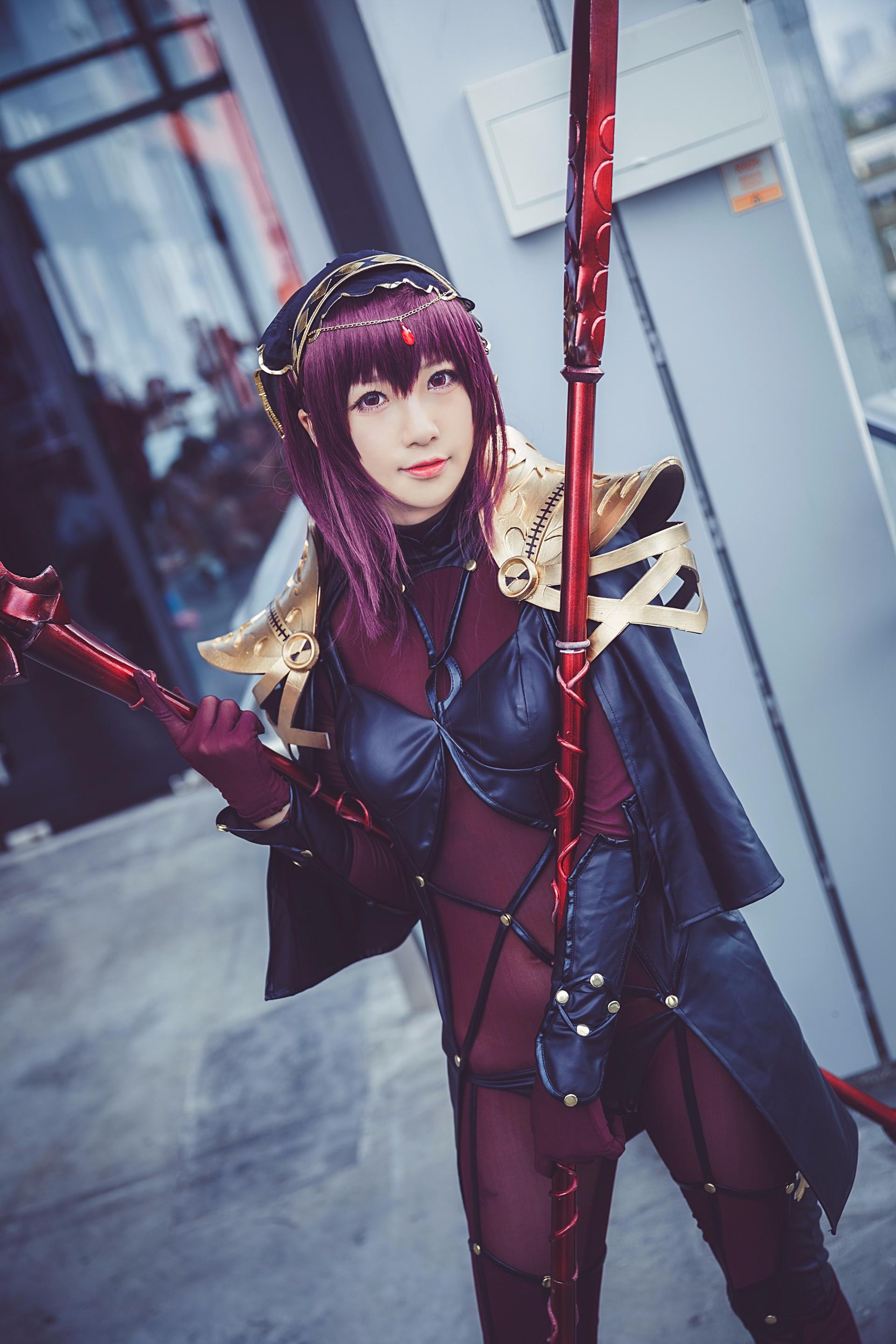 从未看过如此靓丽的女武神cos返图fgo斯卡哈