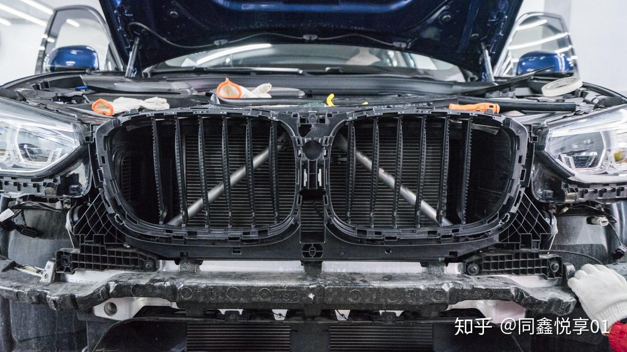 宝马新款x3主动进气格栅原厂改装升级