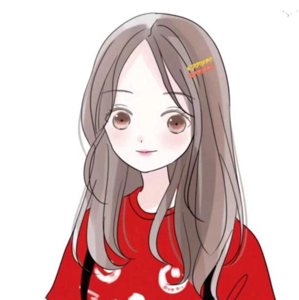 手绘头像温柔小姐姐微信qq