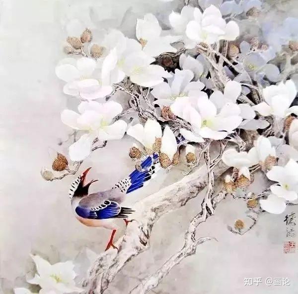 历代名家笔下的玉兰花,美不胜收 - 知乎