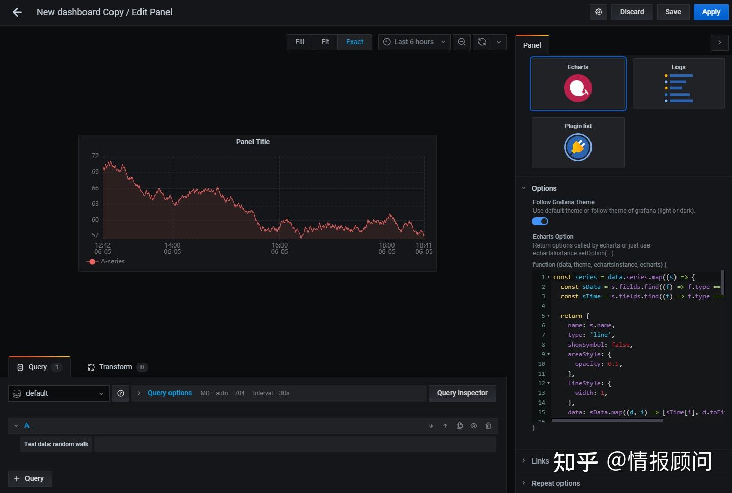 Grafana Panel Plugins 最全合集 - part4 - 调试、流程图、离散、动态、epic、2D矩阵、火焰图等 - 知乎