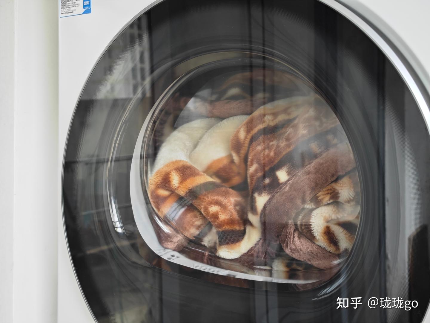 真的能洗烘拉舍尔毛毯!实测海尔云溪5.0:大件洗烘终于被它玩明白了