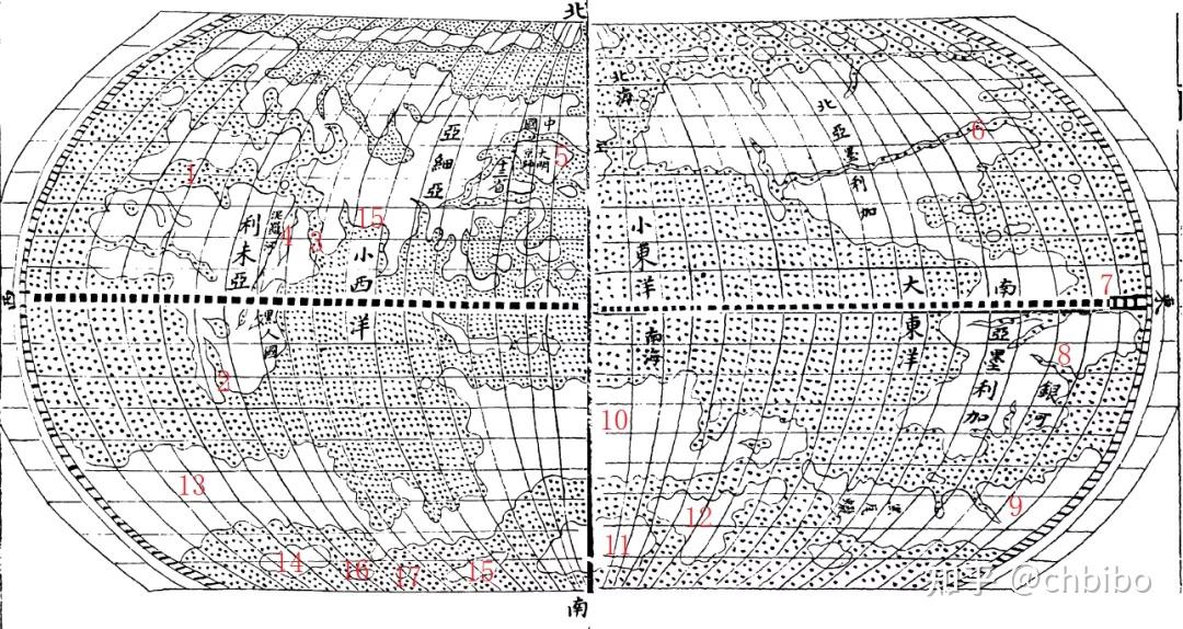 坤舆万国全图》底本早于汉唐及中国本源：基于“火地”“第一角”“鹦