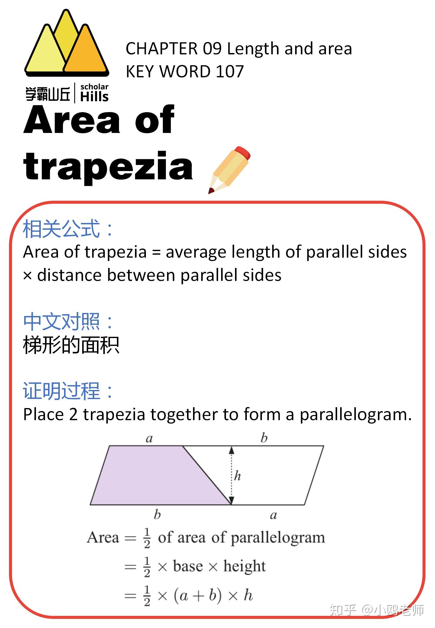 国际学校数学单词第十三课：LENGTH ,AREA AND VOLUME（长度，面积和体积） - 知乎
