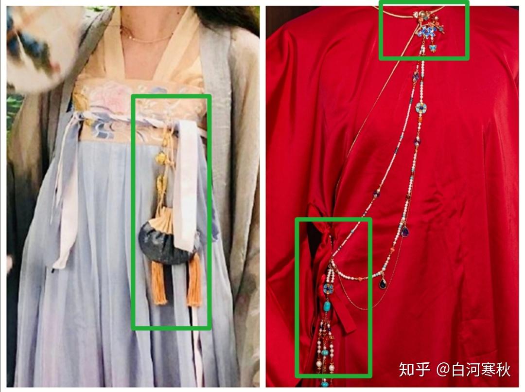 汉服的压襟如何佩戴? - 知乎