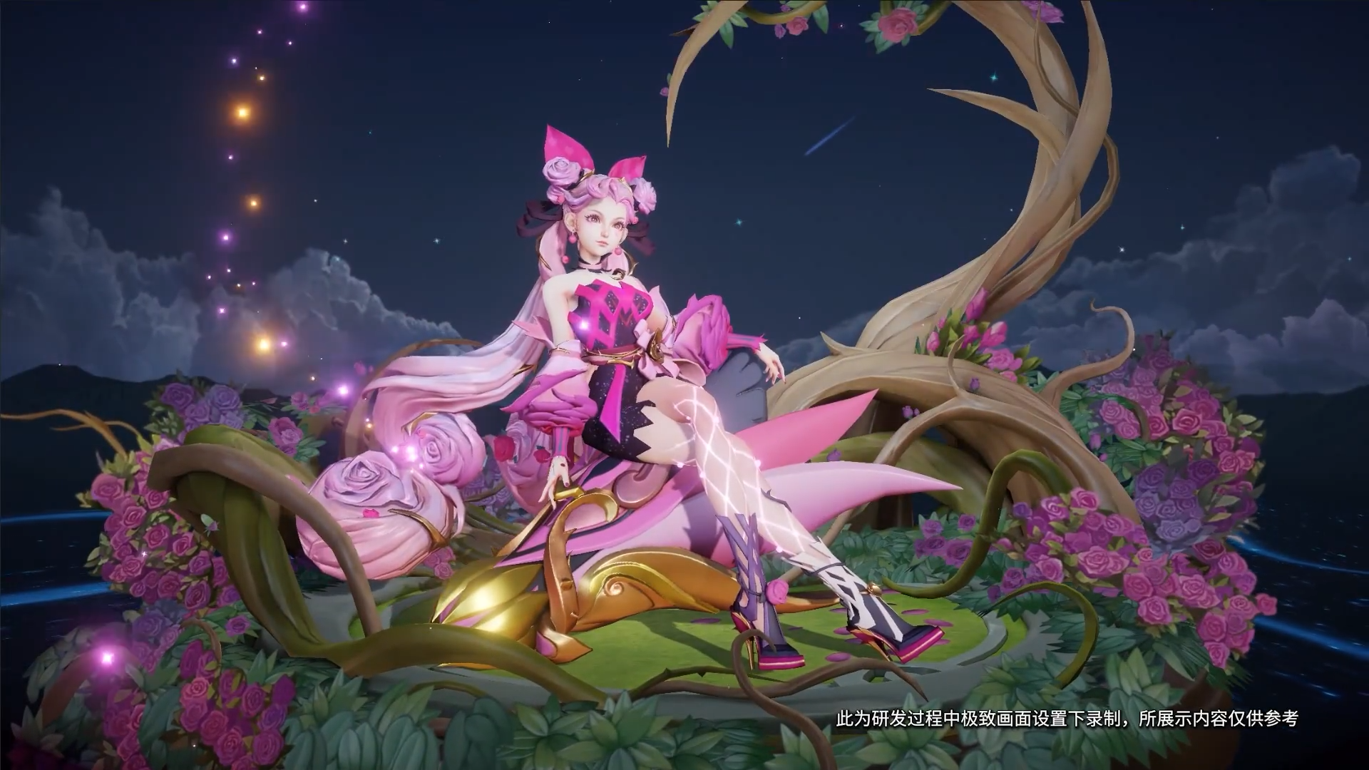 孙尚香蔷薇恋人皮肤特效升级蔷薇花雨为赤诚盛放飘舞