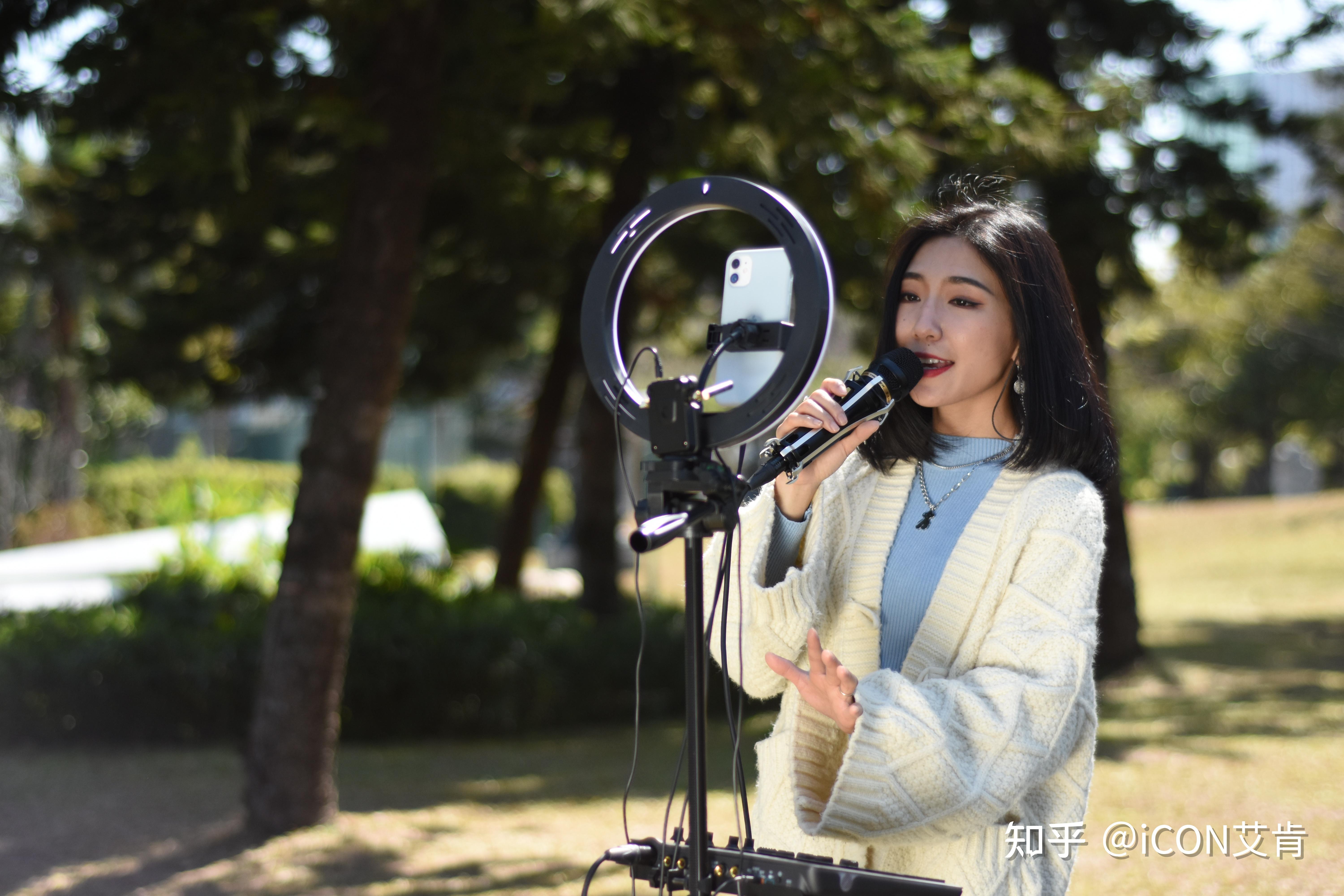 户外直播好搭档艾肯liveconsole直播声卡体验