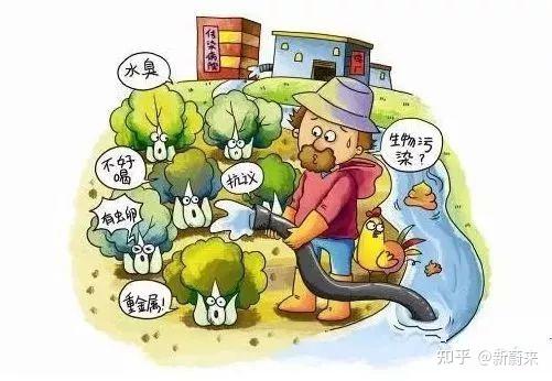 重金属污染卡通图片