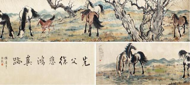 徐悲鸿老师的《八骏图》 - 知乎