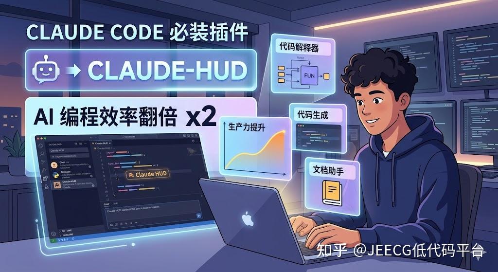 Claude Code 必装插件：claude-hud 让你的 AI 编程效率翻倍 - 知乎