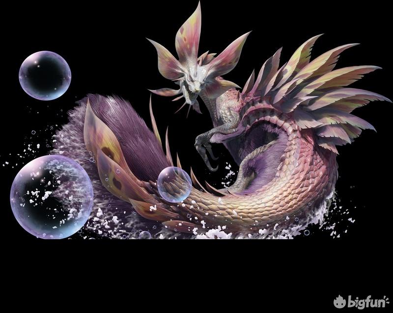 符合本作和风主题的人气怪物泡狐龙也将登场,也标志了海龙种即将回归