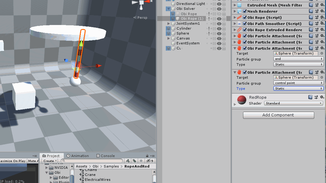 Unity Obi Rope 用Unity来实现一下绳子效果——Obi Rope插件介绍 - 知乎