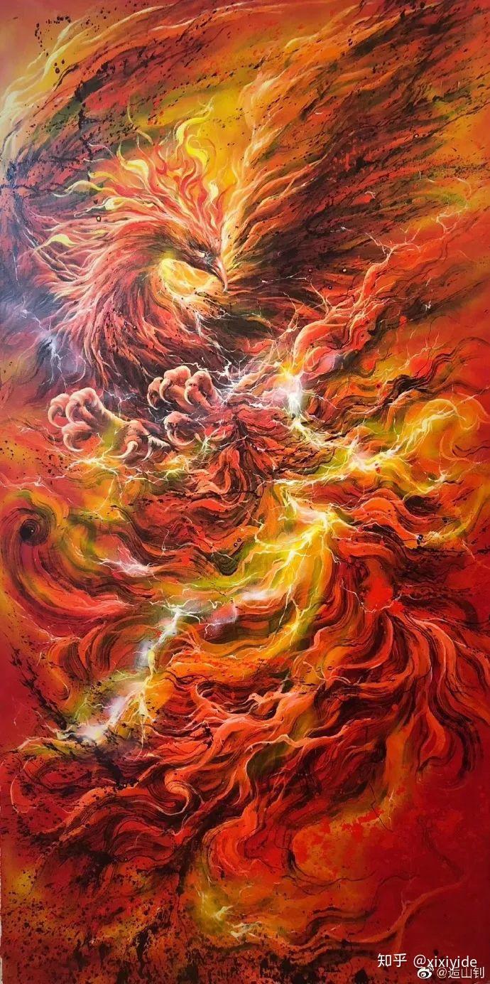 震撼94年小哥用画笔泼出动物世界圈粉100万人每一幅都直击心灵