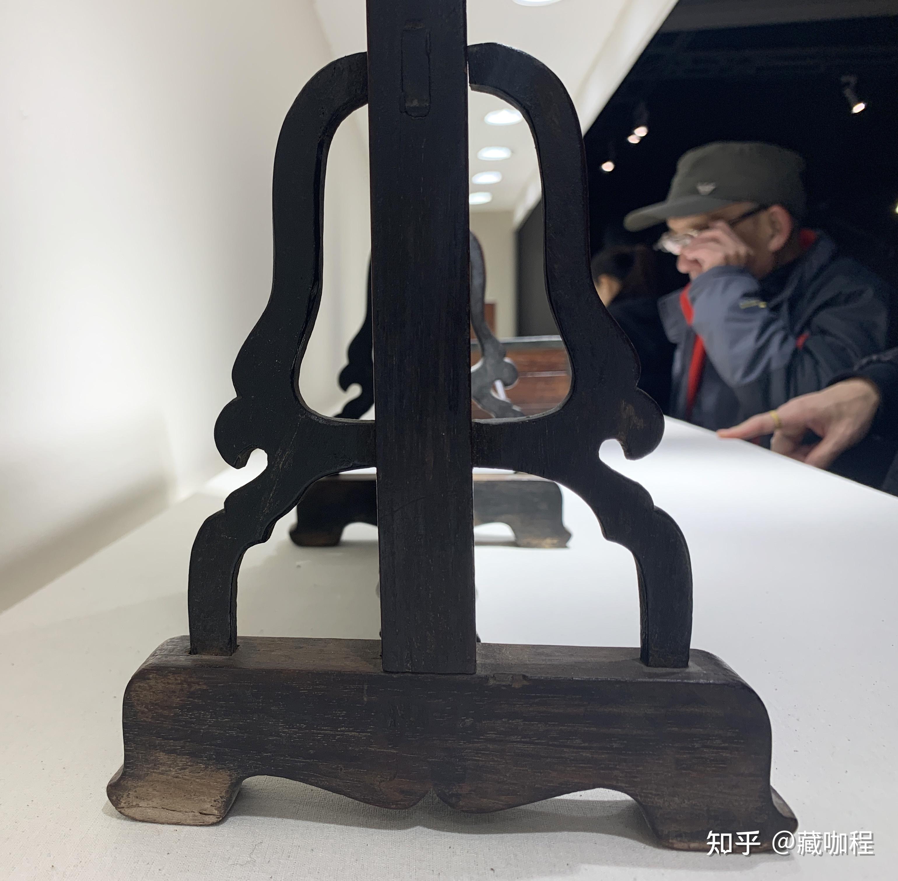 色泽如此沉穆,黄花梨卍字纹镶石板座屏 - 知乎