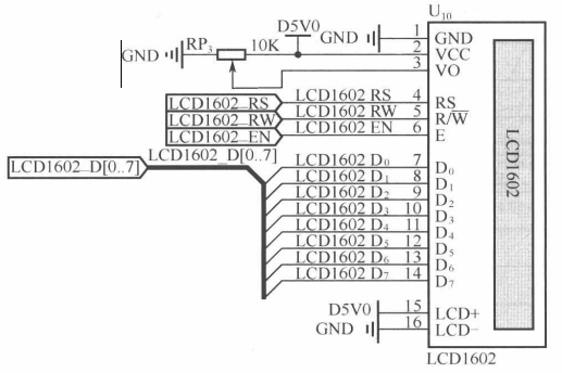 (16列2行)圖66216 lcd1602實物圖注:為了表示