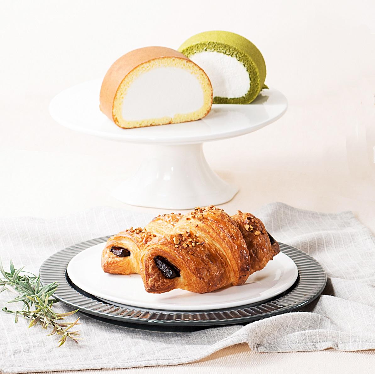 甜品创意韩国人气芝士牛角包