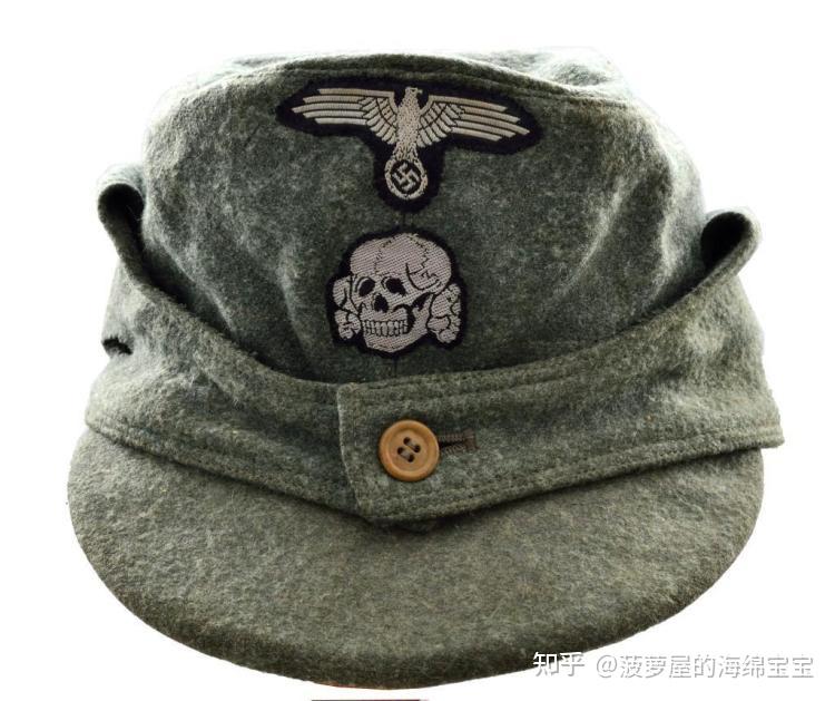 党卫军骷髅帽徽图片