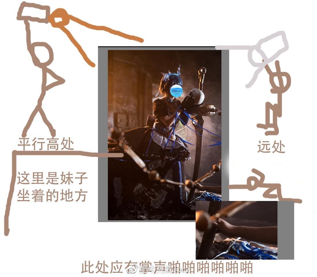 cosplay拍摄死亡爱丽丝前后期简单流程介绍