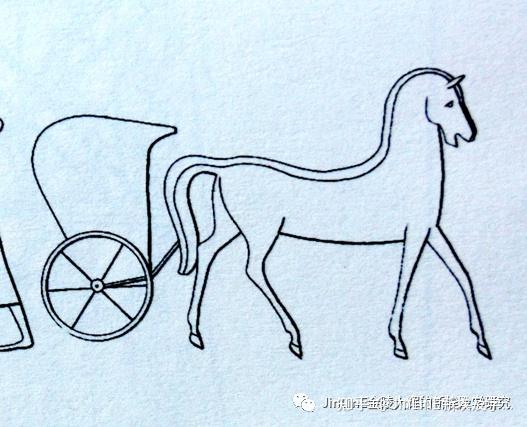 古代马车的简笔画简单图片