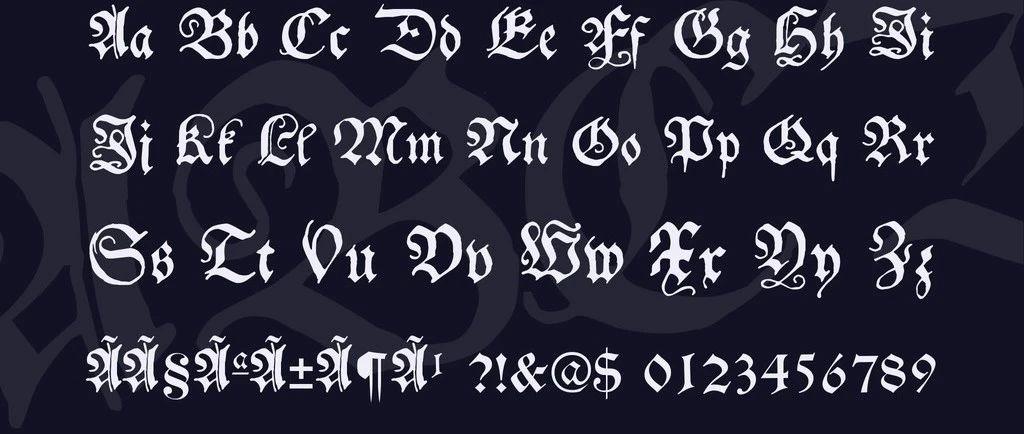 德语字体终极指南——现在看到的德文字体,之前它们都是什么样?