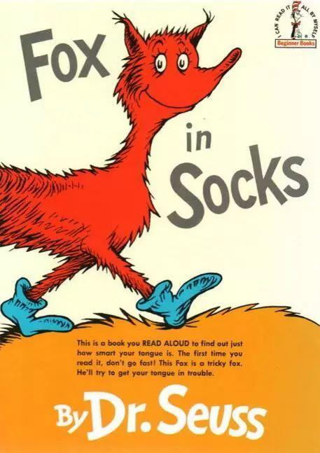 莱哈特英语教育┃经典英文启蒙绘本苏斯博士之foxinsocks你家孩子看过
