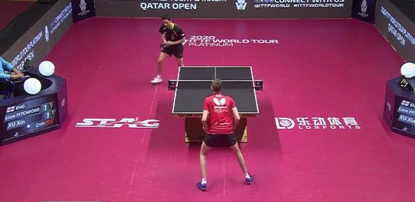聊聊2020年乒乓球卡塔尔公开赛许昕vs皮切福德
