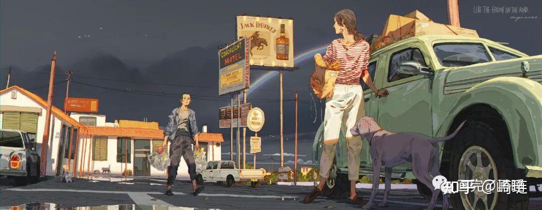 国人插画师 张惜 | 让人眼前一亮的平涂画风，每幅画都洋溢着对生活的热爱！ - 知乎
