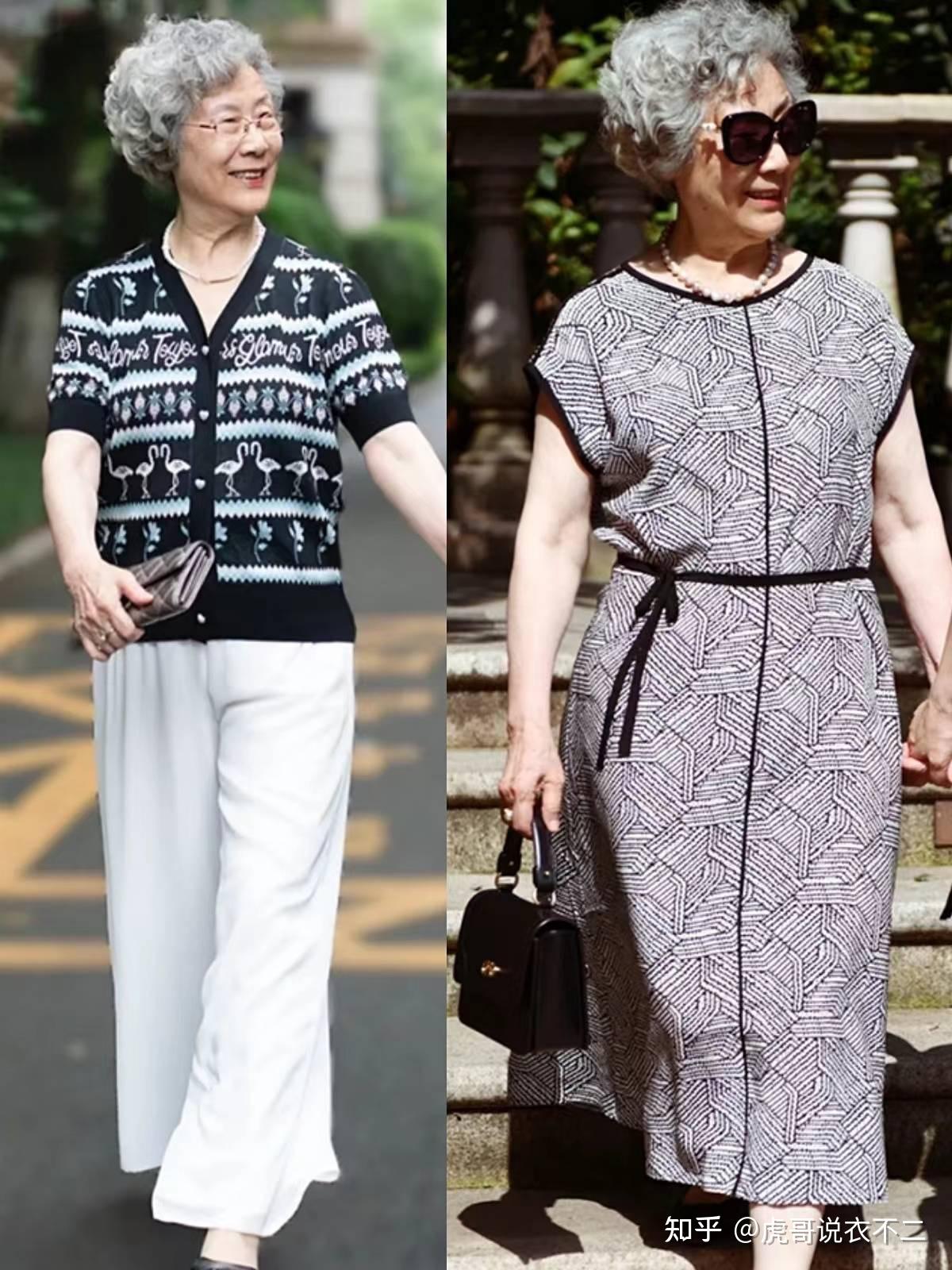 年龄只是个数字，这些60岁的时髦奶奶，用穿搭诠释爱美与年龄无关 - 哔哩哔哩