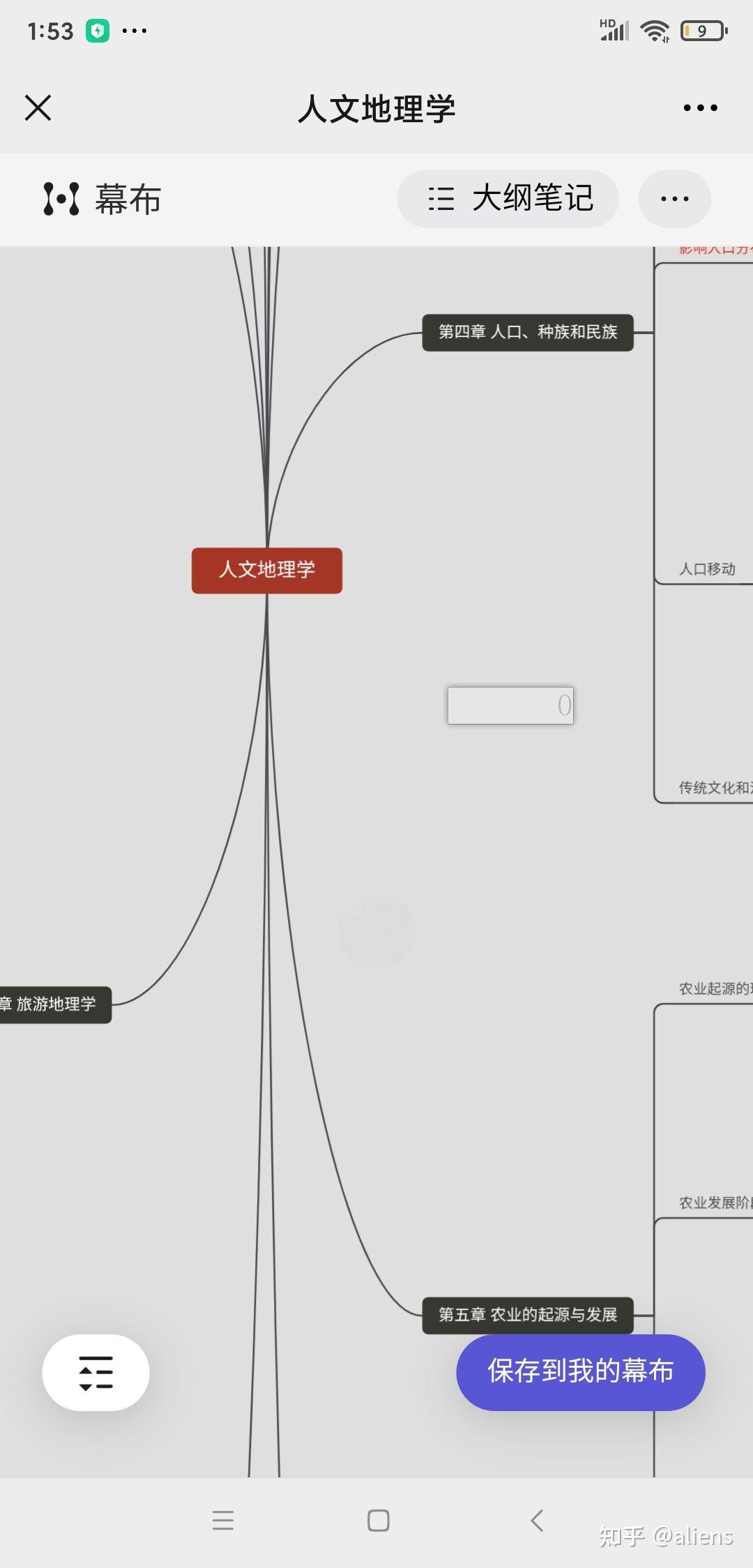 人文地理赵荣思维导图