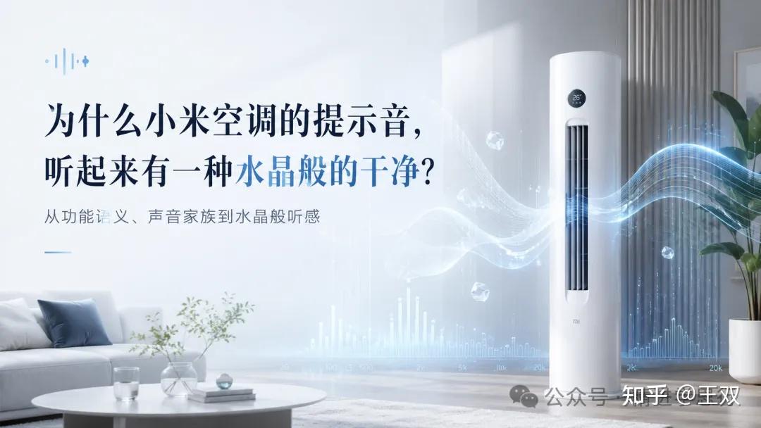 为什么小米空调的提示音,听起来有一种水晶般的干净?