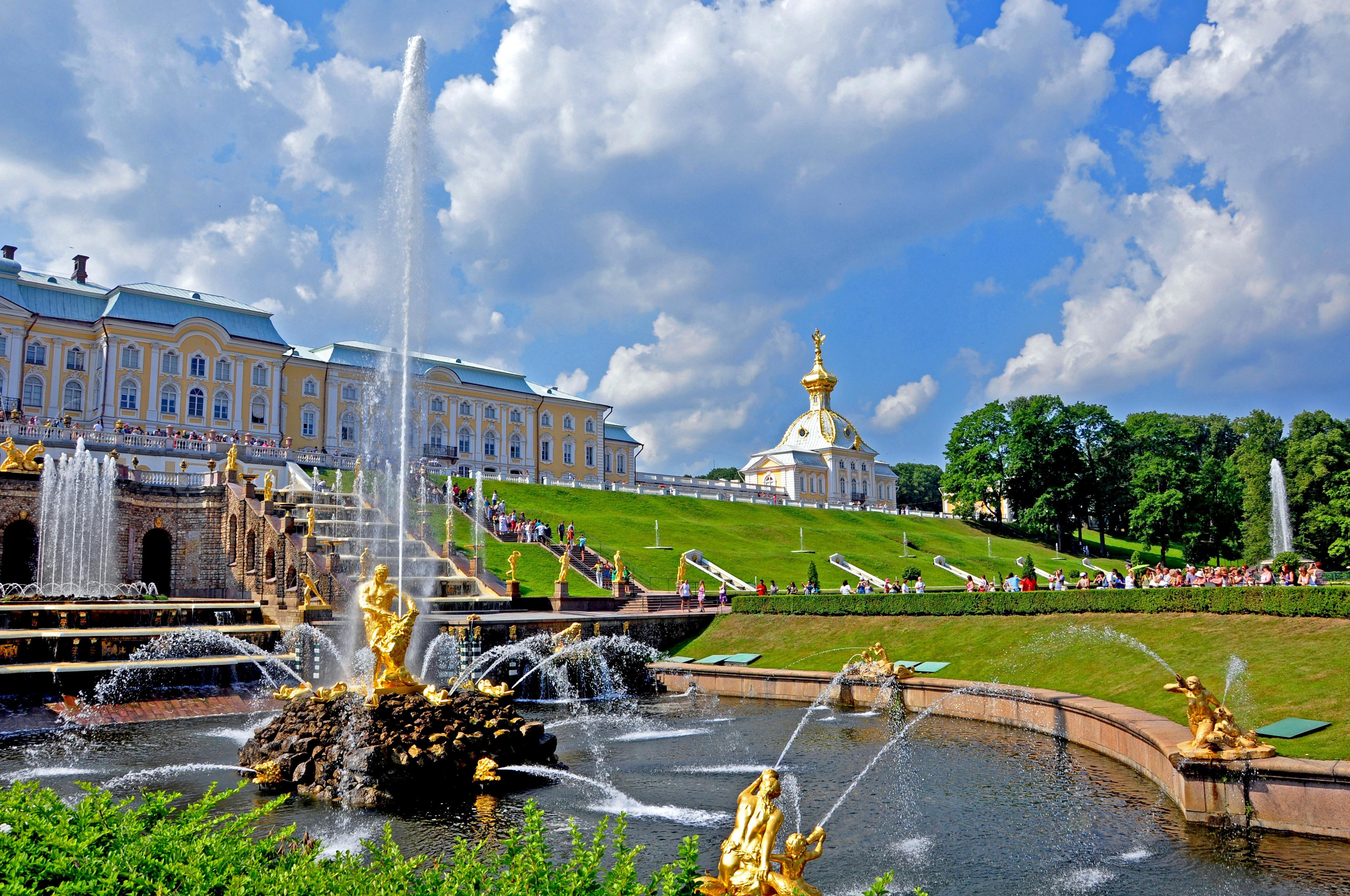打卡俄罗斯地标夏宫