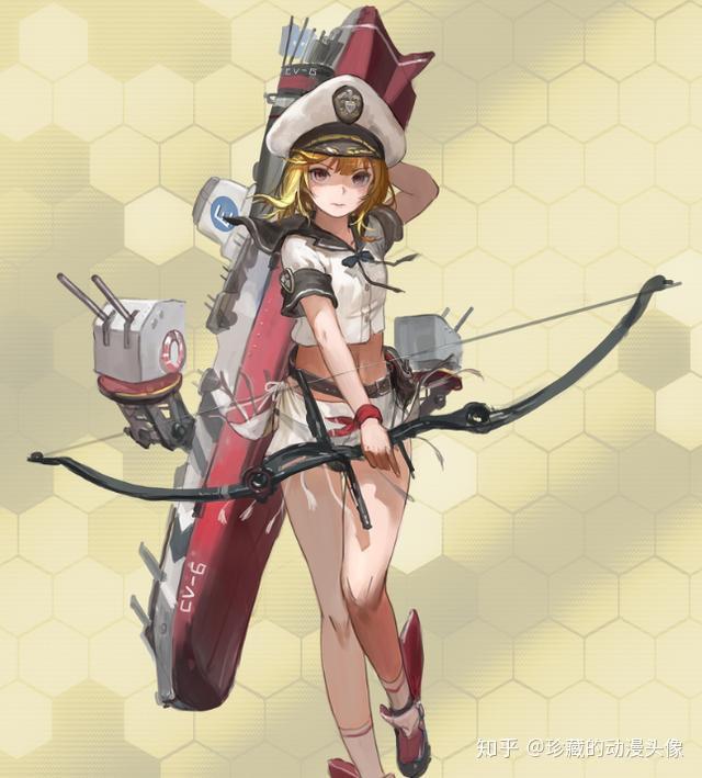 二次元动漫美图欣赏:英姿飒爽的女战神,特自信特勇敢!